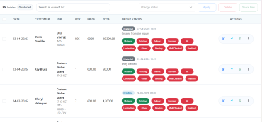 Estimate success and repeat order preview